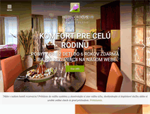 Tablet Screenshot of hotel-crocus.eu